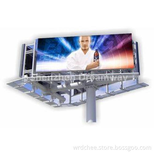 Big PH10 Outdoor LED Billboard Three Sided with 160 by 160